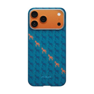 PITAKA Happiness Rides Indigo PitaTap™ Edge Case for iPhone 17 Pro Max